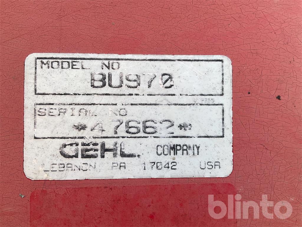 Ensilagevagn GEHL BU970