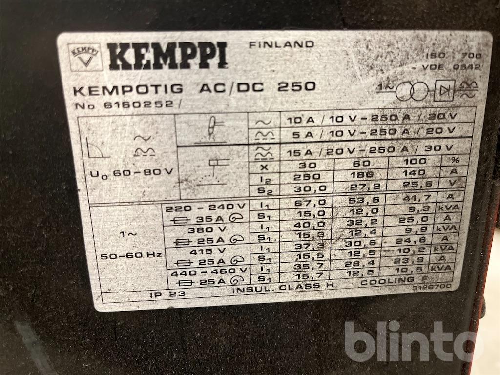 Pinn / TIG Svets Kemppi Kempotig AC/DC 250