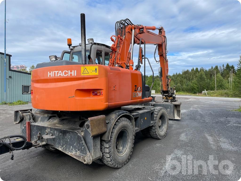 Hjulgrävare - Hitachi ZX 130W | Blinto auktioner