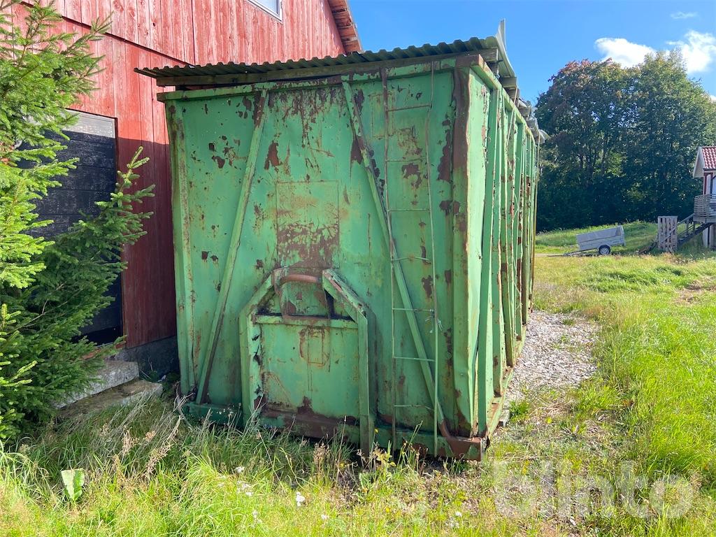 Container med flis 38 kubik Blinto