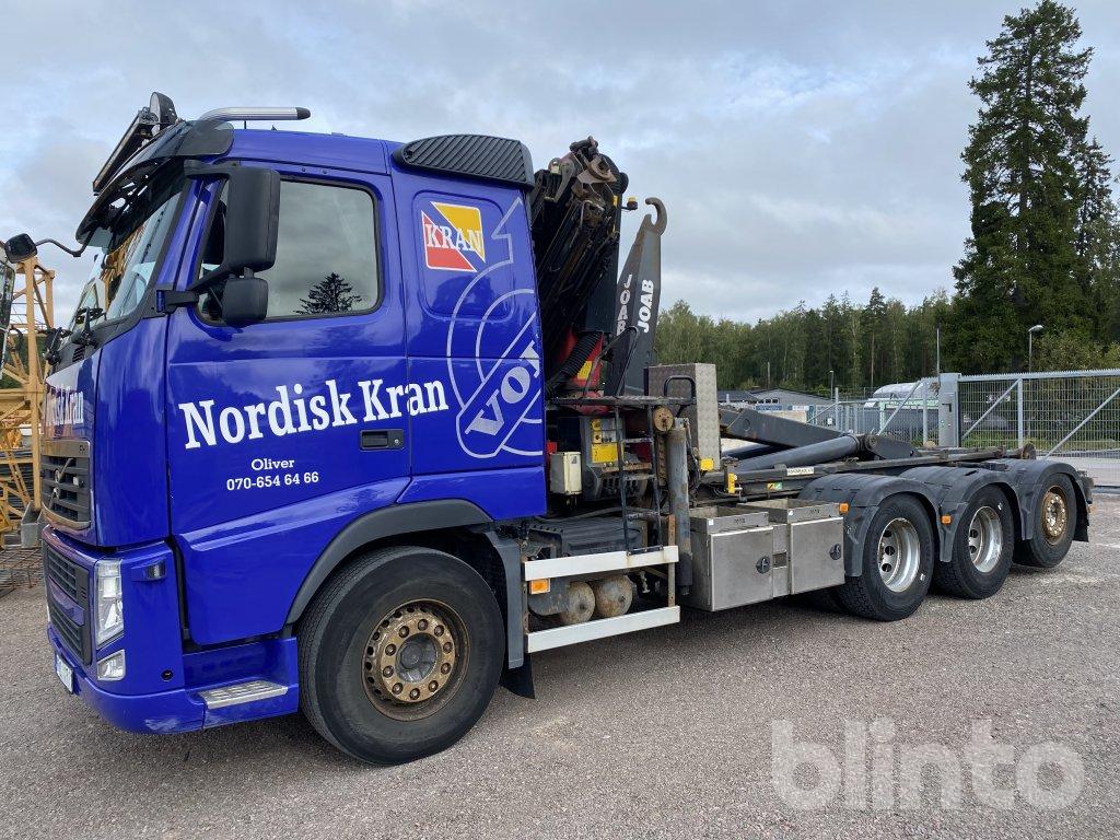 Lastväxlare m kran Volvo FH 8x4