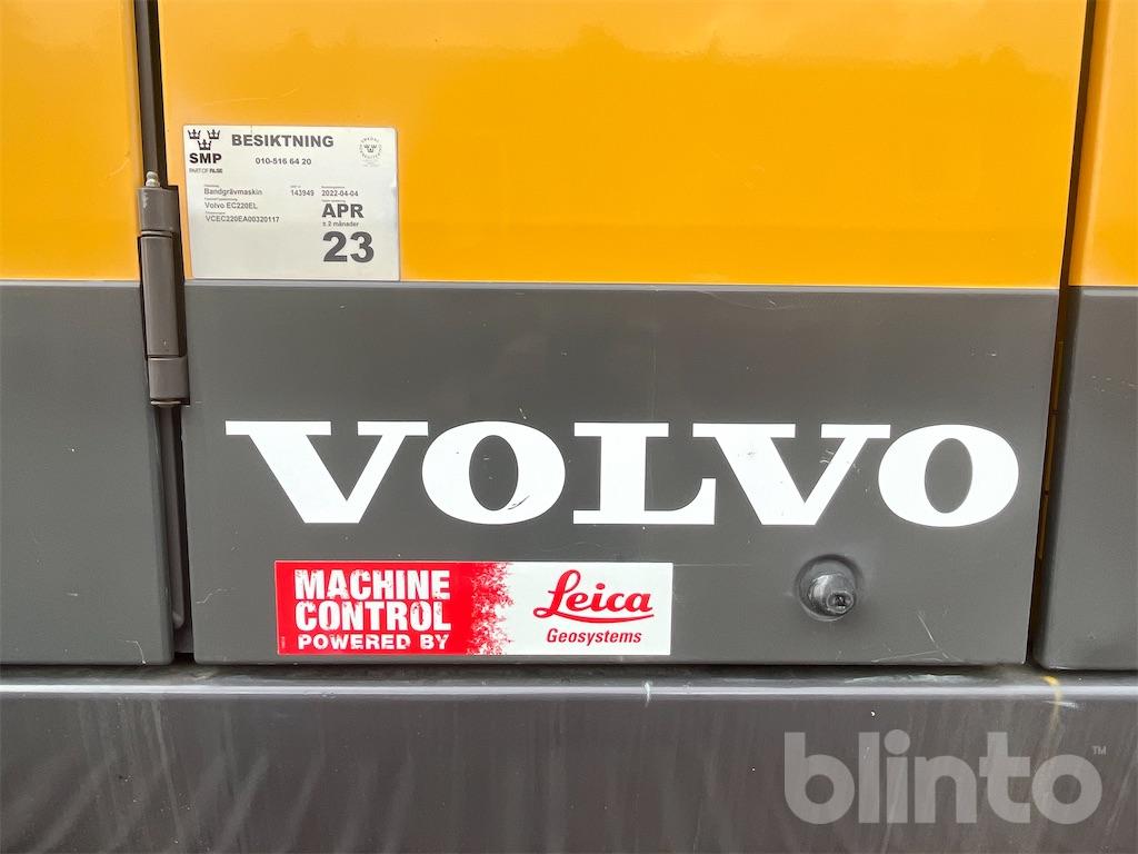 Bandgrävare Volvo EC220EL - S70 Steelwrist - Leica 2D - 2015 -