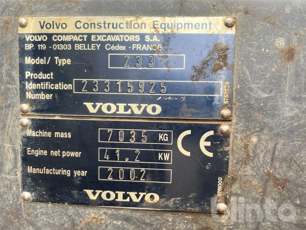 Minigrävare Bandgrävare Volvo EC 70. med flertal redskap