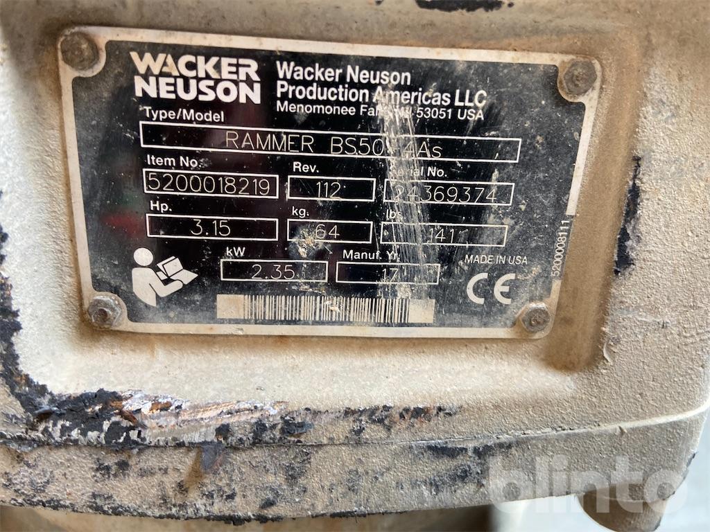 3 st stampar Wacker Neuson