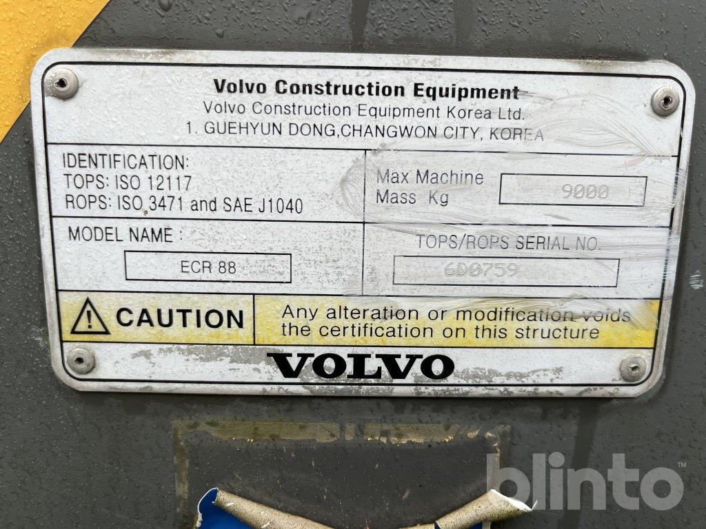 Bandgrävare Volvo ECR88