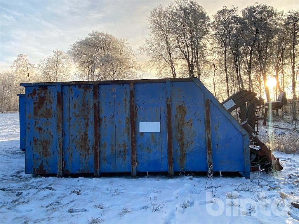 Kran och container - Epsilon E 9.73, 28 kubiks container | Blinto