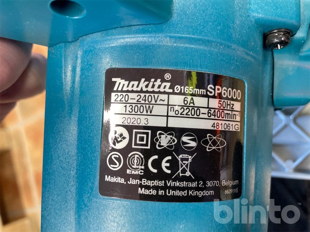Sänksåg - Makita Sp 6000 | Blinto auktioner