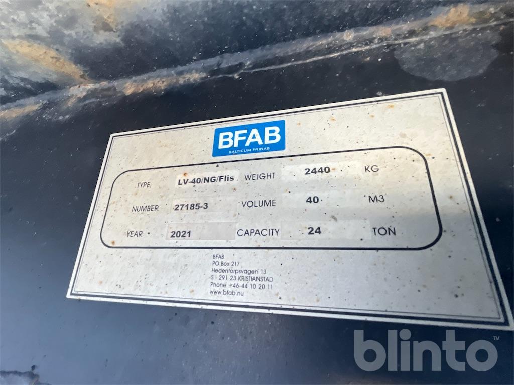 Fliscontainer BFAB LV-40/NG/Flis