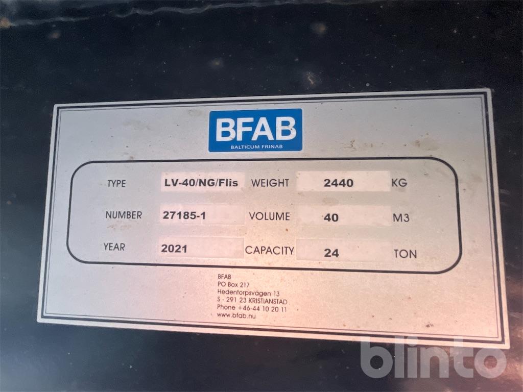 Fliscontainer BFAB LV-40/NG/Flis