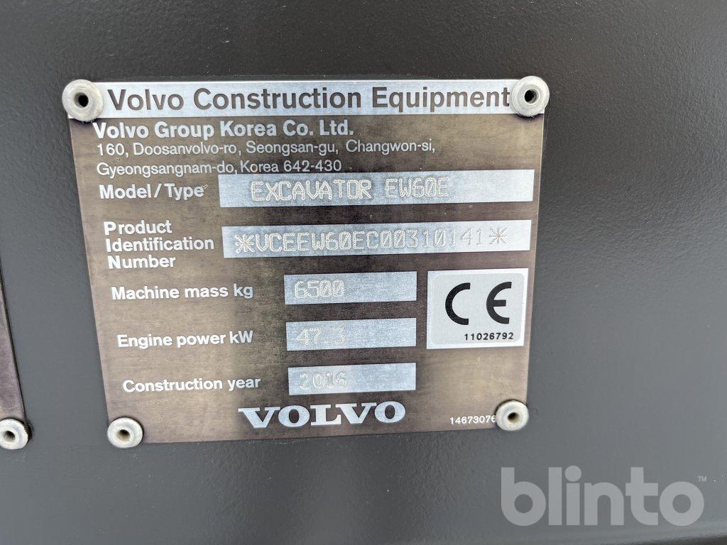 Hjulgrävare Volvo EW60 E