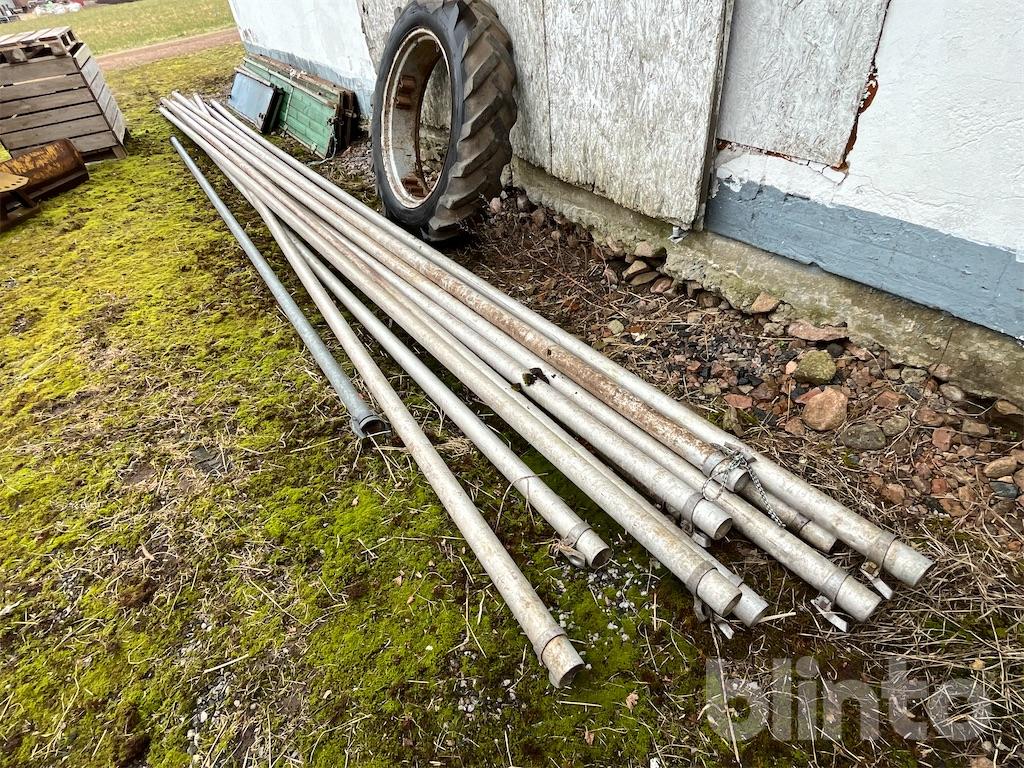 Vattenrör - 10 st - 9 meters alu | Blinto auktioner