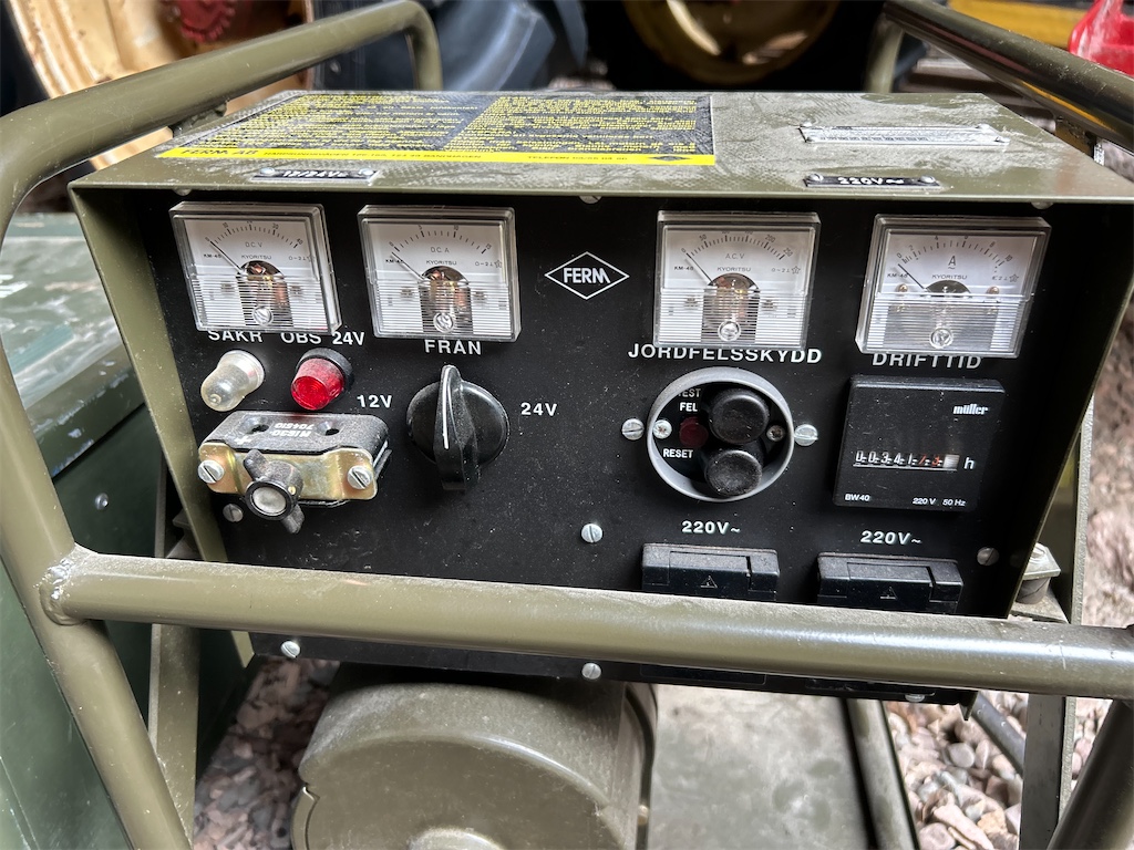 Elverk - Robin generator Militärelverk | Blinto auktioner