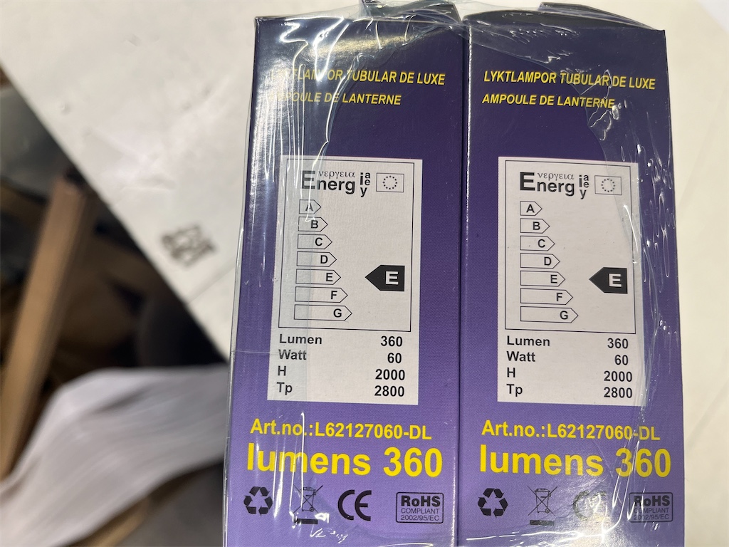 40st Lyktlampor - 60w Longlife | Blinto auktioner
