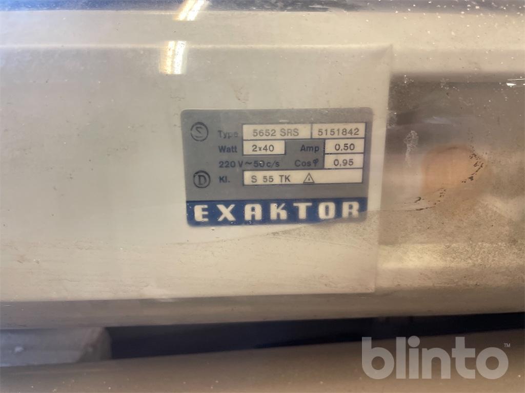 Exactor 10 Lysrörsarmaturer - Exactor Klassade S55 TK | Blinto auktioner