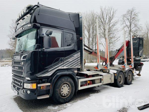 Time. Link Scania R730 Timmerbil - Scania R730 6x4 | Blinto auktioner