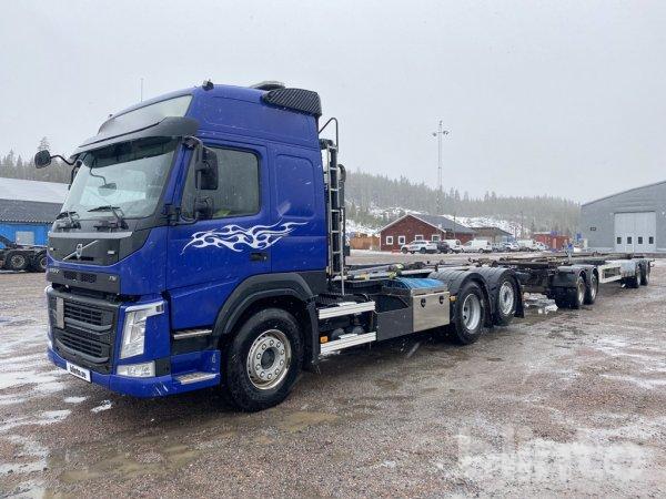 Lastväxlarekipage Volvo FM 460 6x2 + Kilafors 4 axlat släp