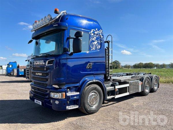 Lastvxlare Scania R560 6x4 Tandem - HIAB 20T - Nybesiktigad