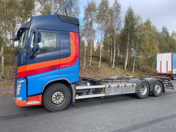 Containerlastbil VOLVO FH4 500 6x2