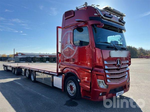 Flakbil med slp Mercedes-Benz Actros 2553 L nR 6x2