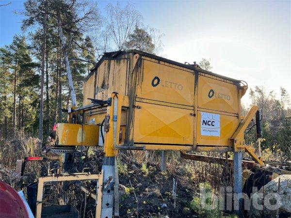 Asfaltscontainer Oletto AF50 Reparationsobjekt