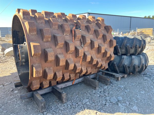 Lerpackare Komplett med hydraulmotor och däck