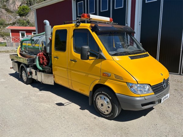 Fordon multi chassi MB 616C Spol/sug Rörinspektion Flak