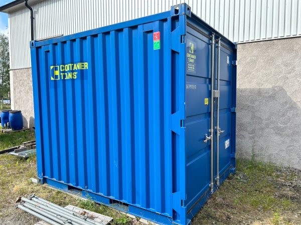 Isolerad container 10 fot med inredning 