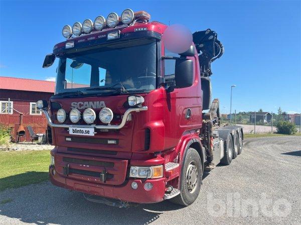 Kranväxlare / plog Scania R480L 8X4