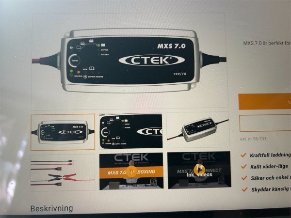  Cetek laddare 7.0 56-731 MXS 7.0