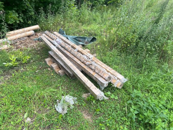 Limträstolp gran Kronenholz