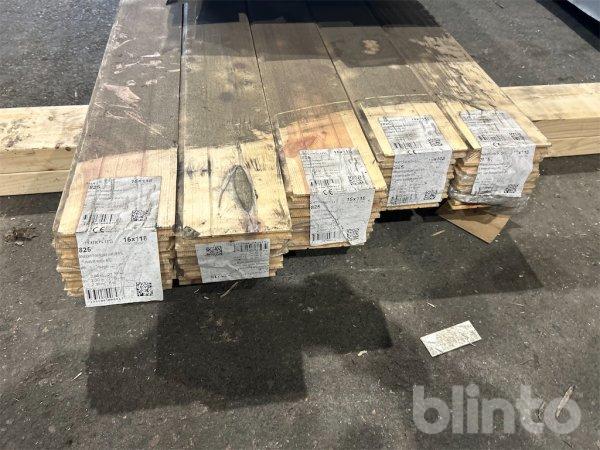 Inomhuspanel 15 x 118 x 3600 mm