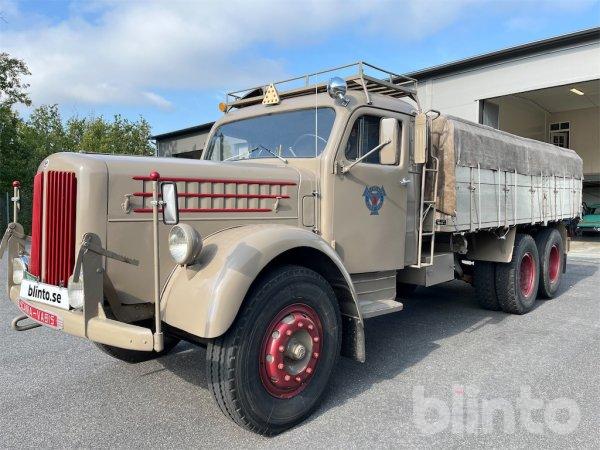Veteranlastbil SCANIA VABIS LS 22 L med släp, besiktnings och skattefri