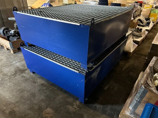 Uppsamlingskärl Spillpall Plåt 1000L