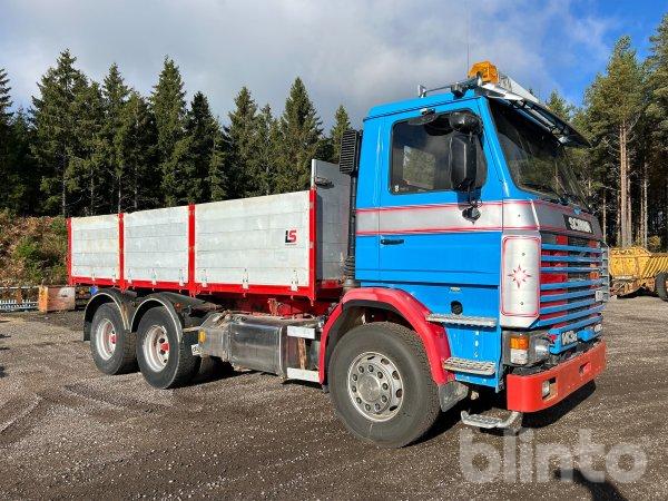 Lastbil SCANIA R143HL6X4 AVKORT.