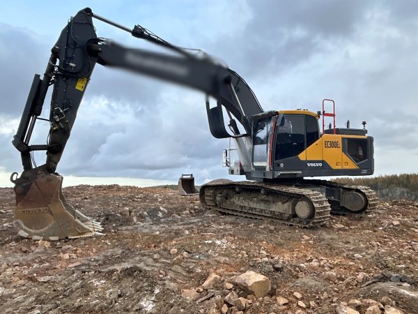 Bandgrävare hybrid Volvo EC300EL