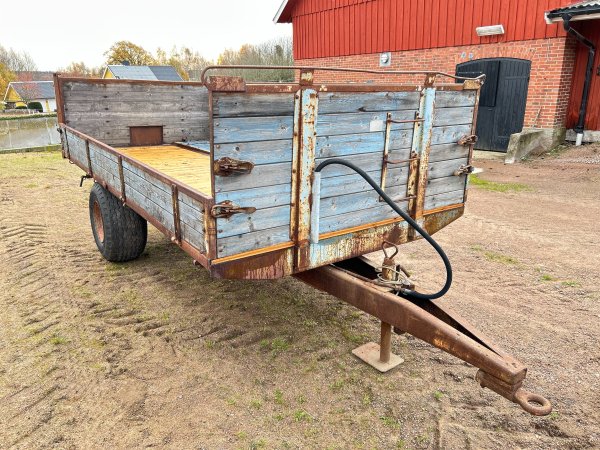 Spannmålskärra med tipp