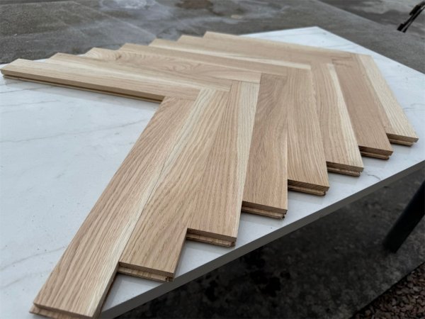 Fiskbensparkett Ek Obehandlad - 120 m2